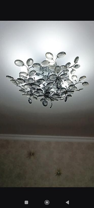 plastik pencere qapi: Led Çılçıraq, 4 və daha çox lampa, Metal — 1