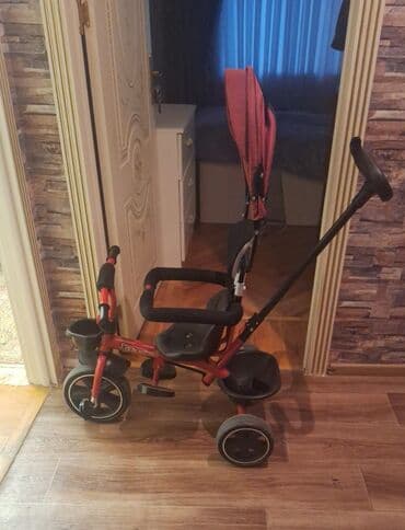 Manejlər: Uşaq üçtəkərli velosipedi (sürülə bilən və valideyn idarəetməli model) — 1