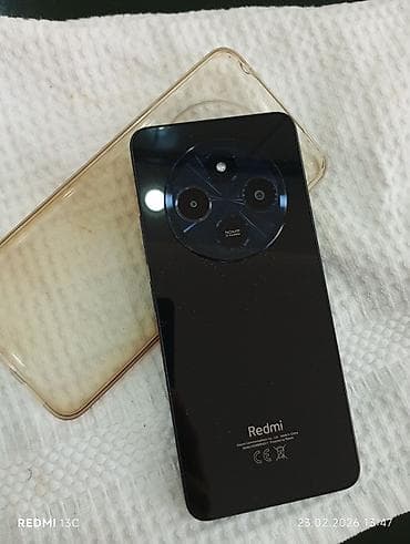 stol usdu qaz: Redmi 14C, 128 GB, rəng - Qara, Barmaq izi — 4