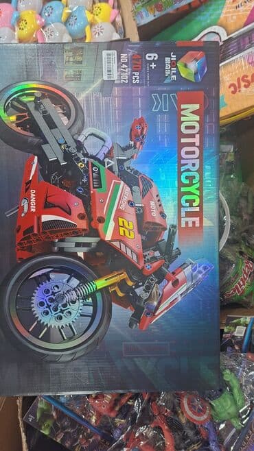Информатика: JIOLE “Motorcycle” konstruktor dəsti - Yaş: 6+ - Hissələr: müxtəlif — 3