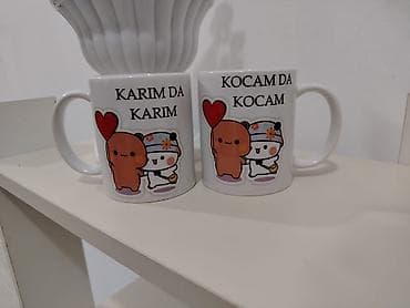 Fincanlar, rəng - Ağ, Keramika, 2 ədədli dəst — 3
