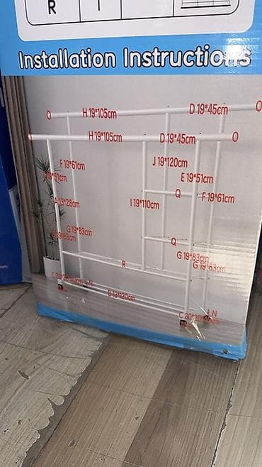 ev bitkisi: İki asqılı geyim və saxlama rəfi (Double-Rod Storage Rack). Ölçüləri — 3