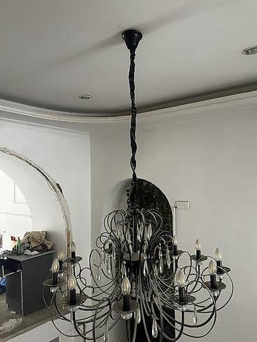 Ev və bağ: Çılçıraq, 10 və daha çox lampa, Metal — 2