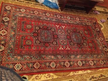 старинные напольные часы для дома: Qədim xalça - Naxış: klassik Qafqaz motivləri, mərkəzdə çoxbucaqlı — 2