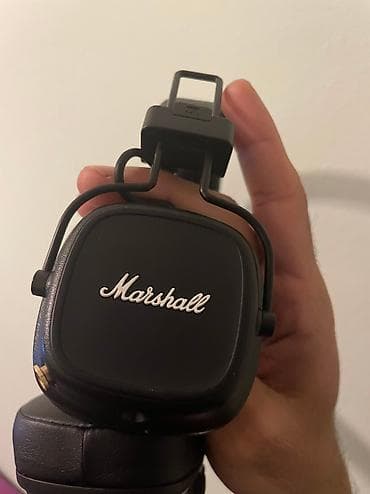 qulaqlıq jbl: İşlənmiş Simsiz (Bluetooth) Qulaqcıqlar, Marshall, rəng - Qara — 2