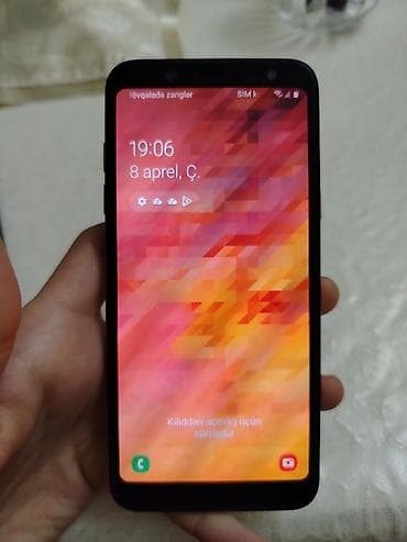 sazz problem: Samsung Galaxy A6, 32 GB, rəng - Qızılı, Barmaq izi — 3