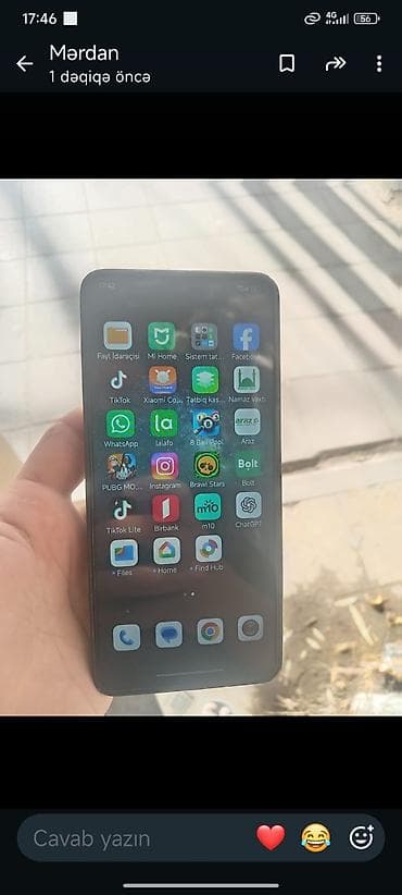 redmi note 14 pro 5g: Redmi Note 13, 256 GB, rəng - Qara — 1