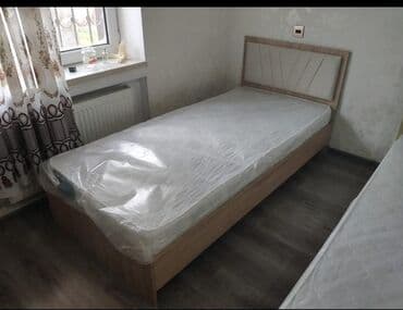 mdf akril: Təknəfərlik çarpayı, Bazasız, Matras ilə, Siyirməsiz — 2