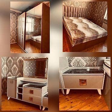 Ev üçün mebel: Yataq mebeli 500 azn Taxtin bazasi var amma qiriqdir 🏡Bineqedi 🚚 — 1