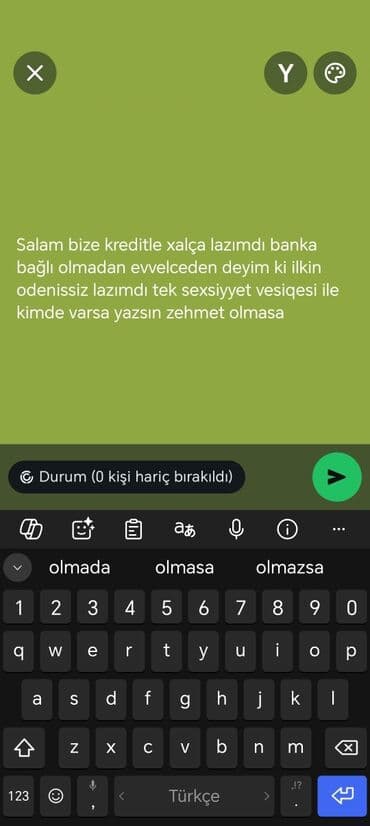 Xalça Azərbaycan, Kredit var