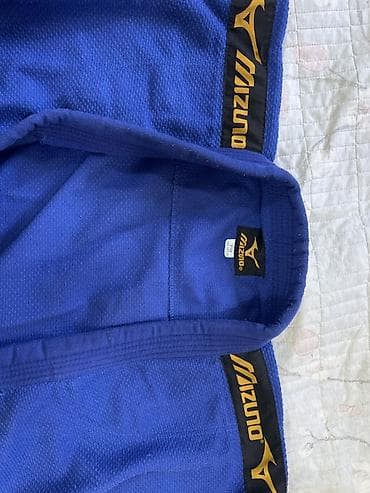 sport geyim: Mizuno judo kimonomu – mavi rəngdə tam dəst - Brend: Mizuno - Model — 2