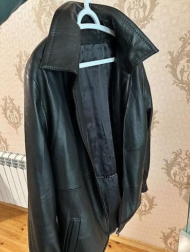 Kişi geyimləri: GOTTARDI yüksək keyfiyyətli dəri gödəkçə - Material: 100% təbii dəri — 3