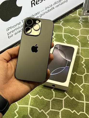 IPhone 16 Pro, 256 GB, Black Titanium, Face ID — 2