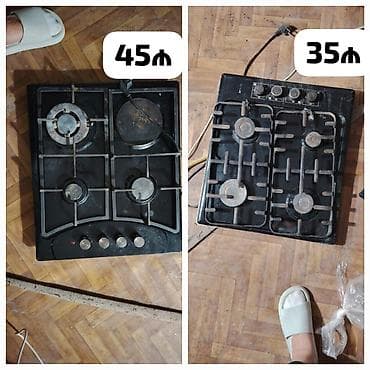 efba soba: Qaz plitələri – 2 model 1) Quraşdırılan 4 gözlü qaz plitəsi — 1