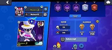 Brawl Stars oyun hesabı Real alıcıya 17₼ endirim edəcəm. - Kupa — 3