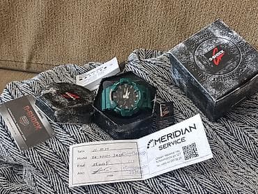 Aksesuarlar: Casio G‑Shock GA‑700SC (3A) – yaşıl rəngli idman saatı. Heç istifadə — 2