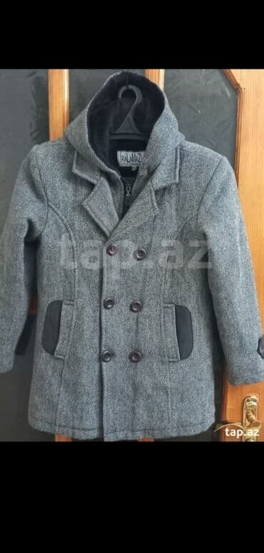 uşaqlar üçün yun paltolar: Palto, Uniseks, 10 - 12 yaş — 2