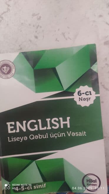 Dəyanət və digər liseylərə qəbul üçün nəzərdə tutulmuş 6-cı nəşr