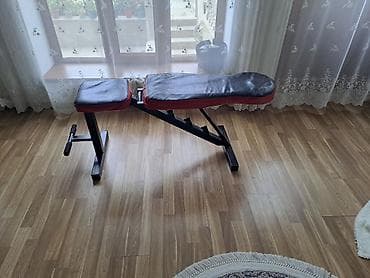 İdman və istirahət: Jim loja skamyası və qantel satılır. Qantel 2 ədəd 2.5 kg 2 ədəd 1.75 — 1