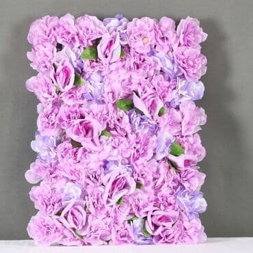 lalələr lalə gülü şəkilləri: Dekorativ süni gül paneli – kvadrat modul - Dizayn: sıx çiçək — 31