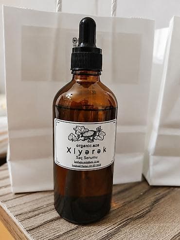 collagen 3 in 1: Məhsul: organic.aze “Xiyarək” Saç Serumu - Həcm: 100 ml (şüşə — 1