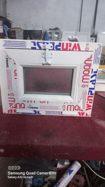 plastik qapı pəncərələr: Plastik pəncərə 46x80 sm 45 manat. Və 35x45 sm 25 man — 2