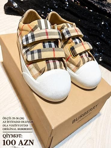 Burberry uşaq ayaqqabısı Orijinal Burberry krossovka. Ölçü: 35–36 — 1