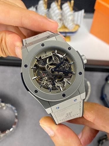 saatlar type 0: Yeni, Qol saatı, Hublot, rəng - Boz — 1