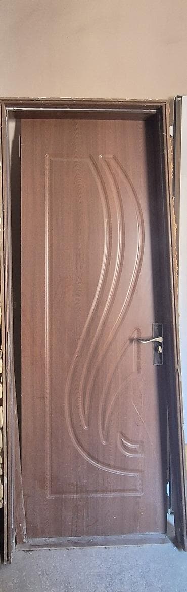 qapi: MDF qapı dəsti - Material: MDF üzlü taxta əsaslı qapı yarpağı - — 1