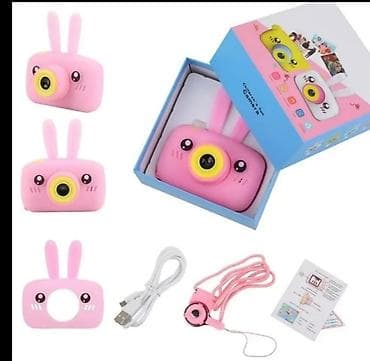 lg lcd: Uşaq fotoaparatı – şirin dovşan dizaynlı, rəngli ekranlı mini kamera — 1