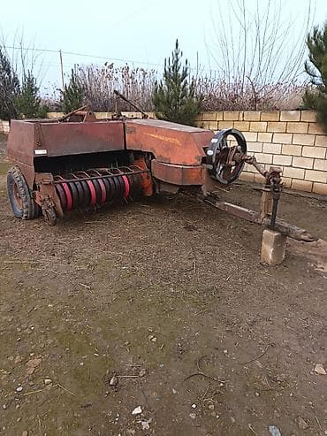 teker r16: Saman/kökə bağlayan pres (traktora qoşulan balya presi) - Traktora — 2