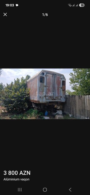 Alüminium vaqon korpusu - Material: alüminium gövdə, metal şassi -