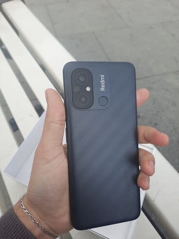 redmi a 2: Redmi 12C, 128 GB, rəng - Qara, Barmaq izi — 2