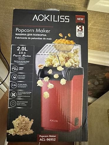 mini pec: ACKILISS Popcorn Maker – model ACL-96952 - Tutumu: 2.0 litr - Güc — 3