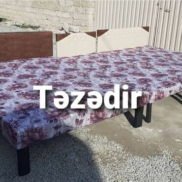 Çarpayı təzə Hazırları var Çatdırılma var 1 nəfərlik çarpayı 60 manat — 1