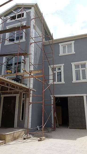 perde karnizleri: Fasad dekoru və suvaq işləri – “daş fakturası” və qəlibli karnizlər — 10