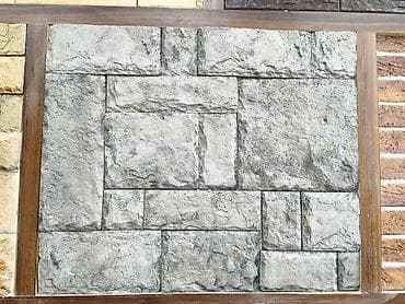 Dekorativ fasad/inteyer üçün süni daş panelləri - Material: yüksək — 1