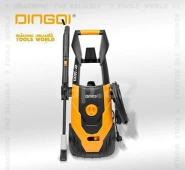 masin ucun kimyevi temizleme: DINGQI markalı, qara və narıncı rənglərdə olan bu təzyiqli yuyucu — 1