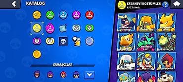 satış təmsilcisi: Brawl Stars oyunu üçün yüksək səviyyəli hesab Xüsusiyyətlər: - — 1