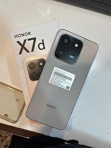 lalafo iphone 16: Honor X7d, 256 GB, rəng - Gümüşü, İki sim kartlı — 3