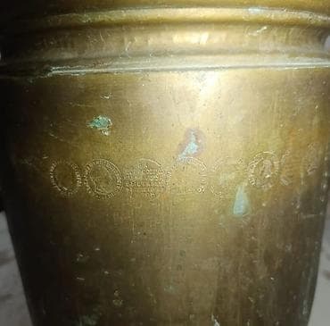 somavar satışı: Qədim samovar, 1870 il, Latun, Vəziyyəti: Yaxşı — 3