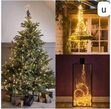 светодиодная бегущая строка: Məftil işıq Yolka və ya dekor üçün istifadə olunur 220 woltla işləyir — 10