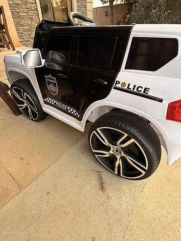 Uşaq üçün elektrik maşınları: Uşaq üçün elektrikli polis maşını - Model: 2 yerlik uşaq elektro-kart — 5
