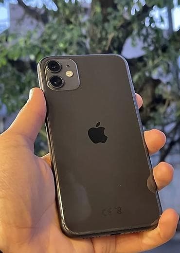 IPhone 11, 128 GB, Qara, Zəmanət, Simsiz şarj, Face ID lalafo.az -da IPhone 11, 128 GB, Qara, Zəmanət, Simsiz şarj, Face ID