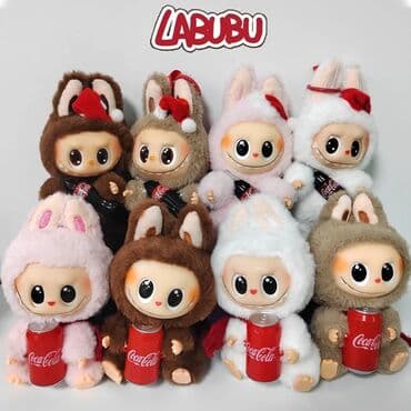 i̇nteraktiv oyuncaq itlər: Labubu Kukla ● Labubu Yumuṣaq kuklalar ● Kola ve Sade olani var ● — 6