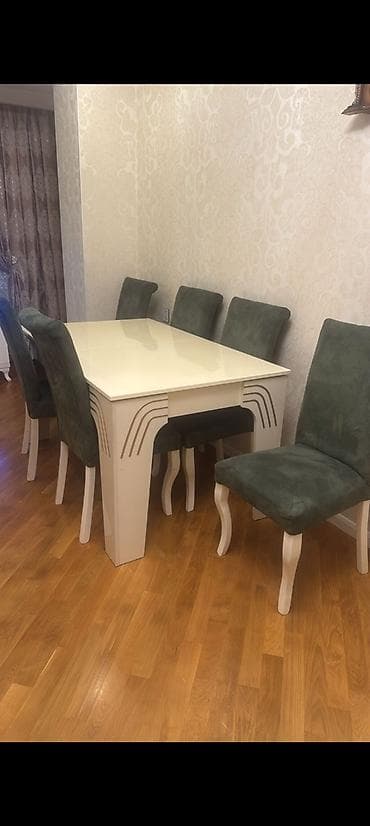 Ev üçün mebel: İşlənmiş, Masa və oturacaqlar, Kredit yoxdur, Azərbaycan — 1