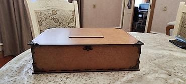 Pastel dəstləri: Taxta saxlama/qutu – bölməli - Material: MDF/kontrplak tipli taxta — 3