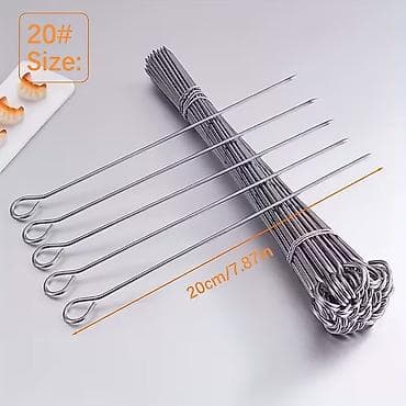 20 ədəd metal şiş dəsti Nömrənin vatsapina yazin 0702250479 - Ölçü: 20