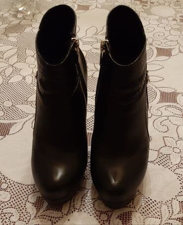 qış botları: Ölçü: 36, rəng - Qara, Yeni — 10