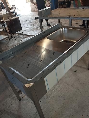 Paslanmayan poladdan (inox) istehsal olunmuş peşəkar mətbəx lavaboları — 7